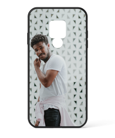 Huawei Mate 20 Custom Case - Black Bumper