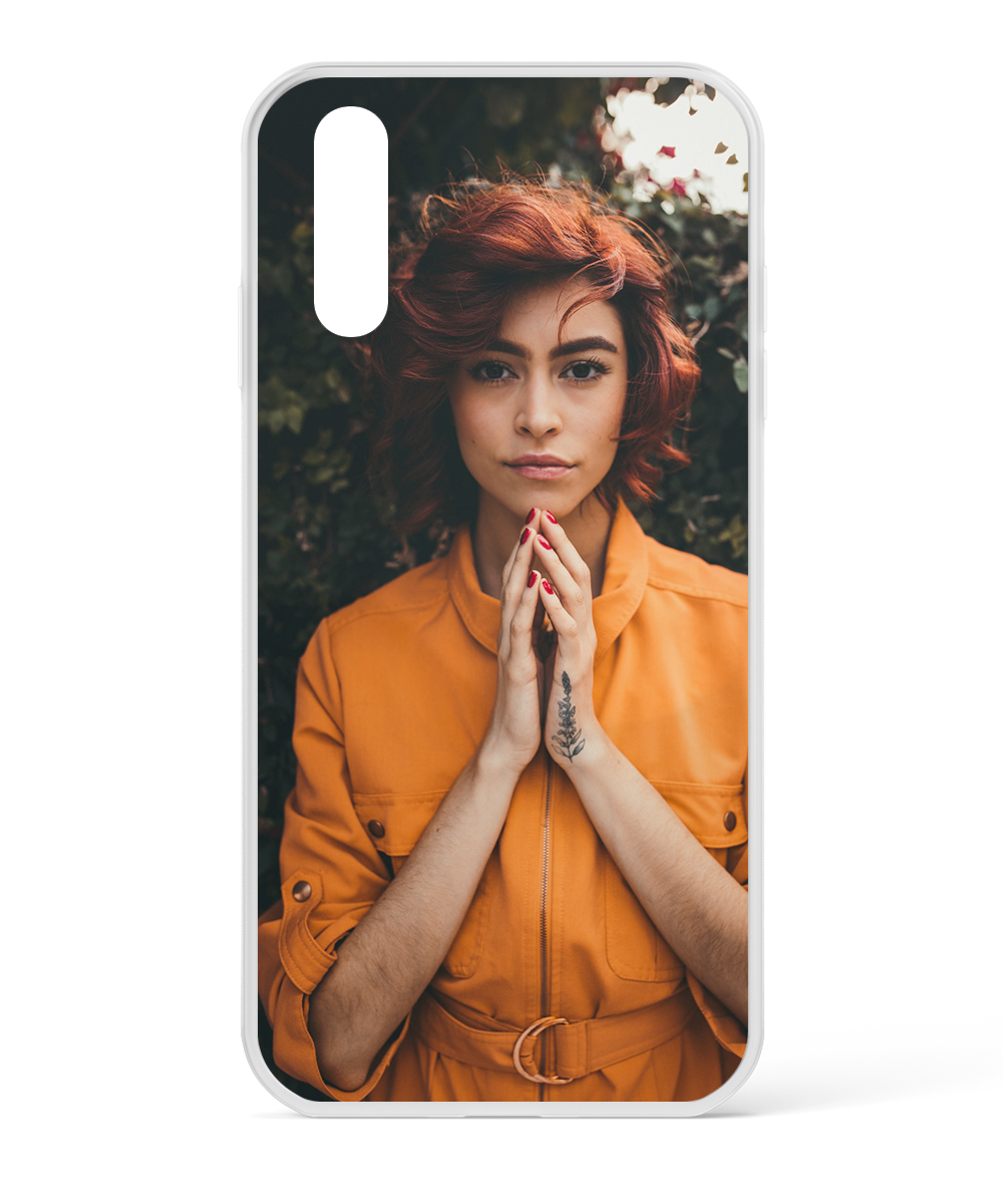 Huawei P20 Picture Case - Clear Bumper
