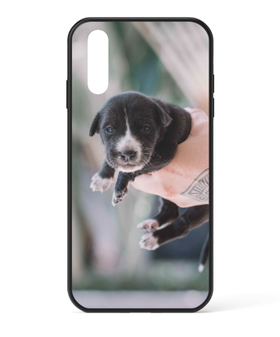 Huawei P20 Custom Case - Black Bumper