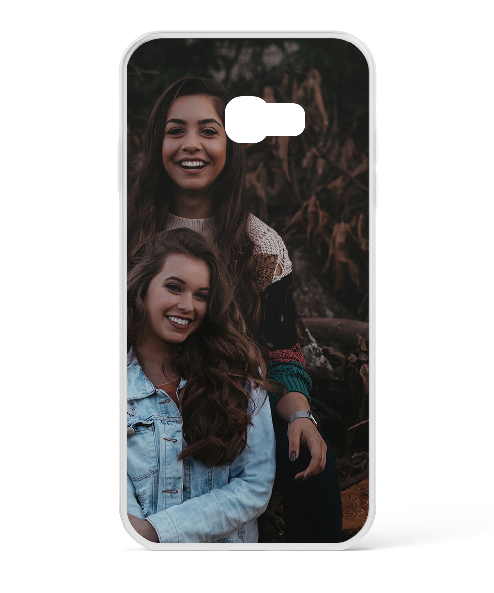 Samsung A7 Picture Case - Clear Bumper