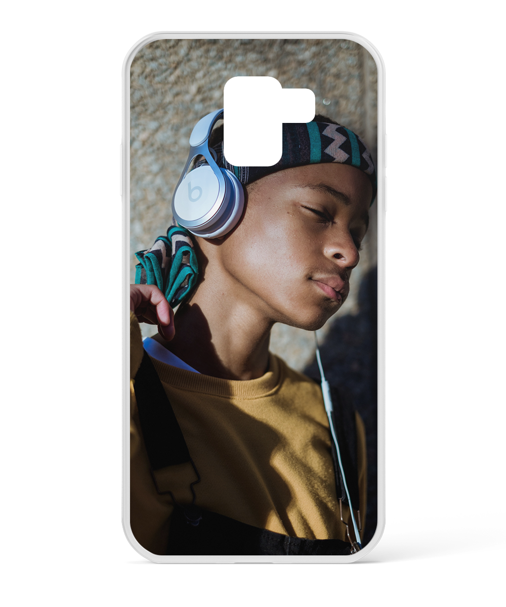 Samsung Galaxy J6 Picture Case - Clear Bumper