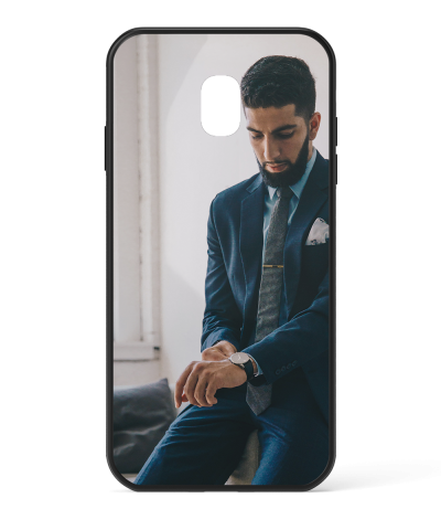 Samsung Galaxy J7 2018 Custom Case - Black Bumper