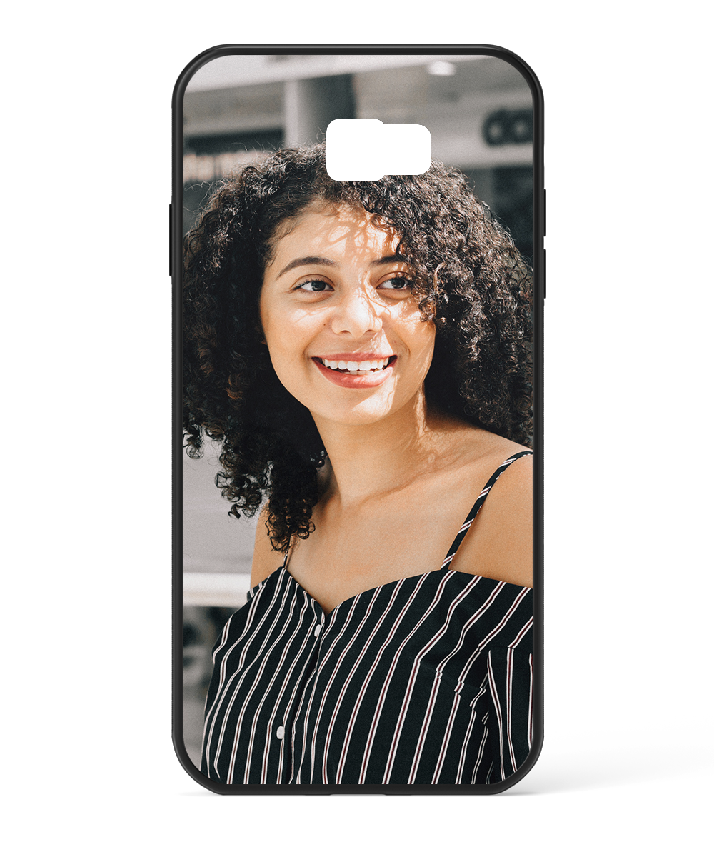 Samsung Galaxy J7 Prime Custom Case - Black Bumper