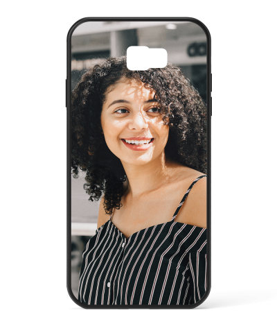 Samsung Galaxy J7 Prime Custom Case - Black Bumper