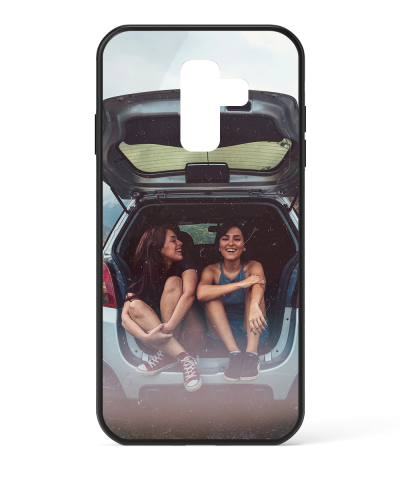 Samsung Galaxy J8 2018 Custom Case - Black Bumper