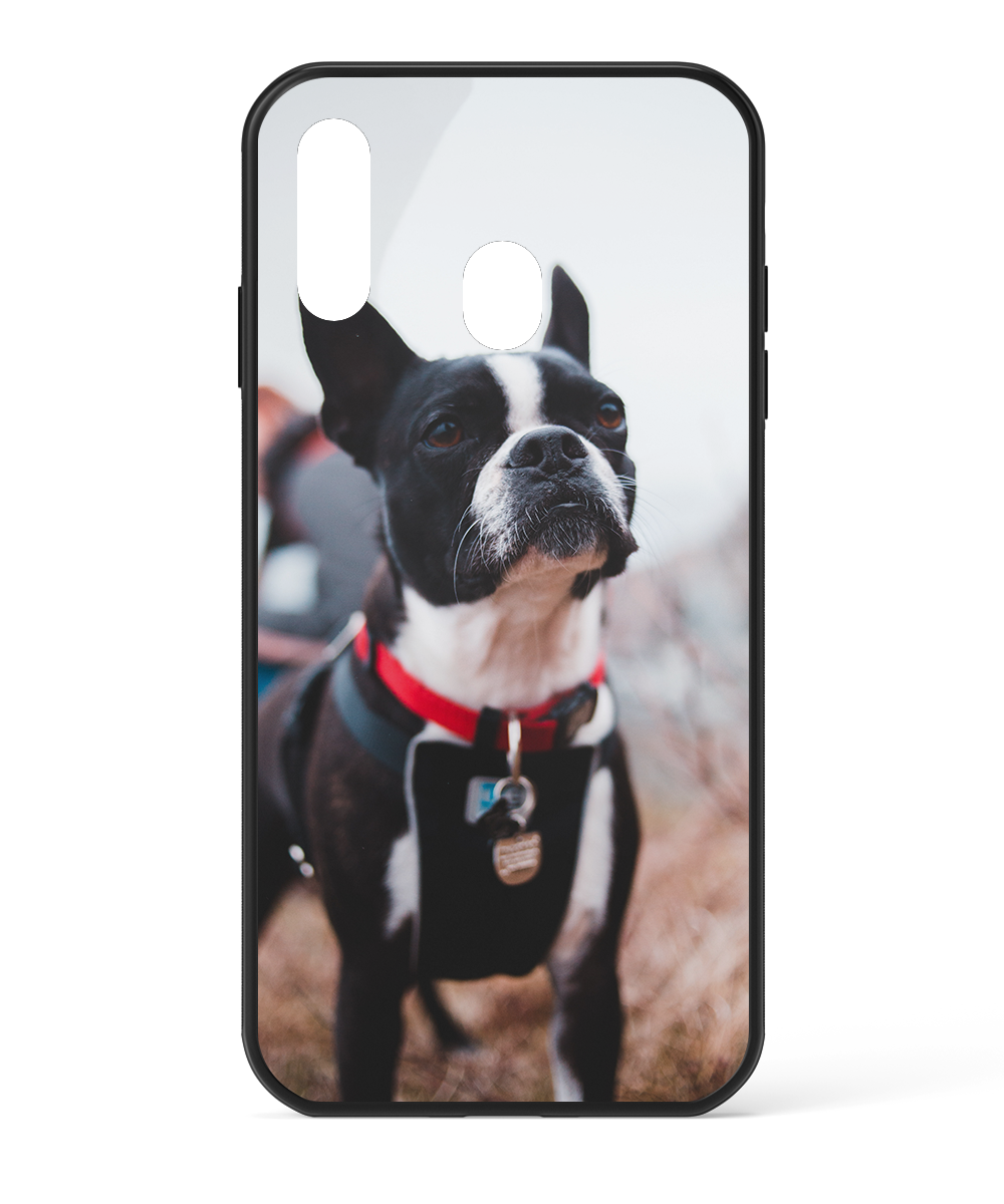Samsung Galaxy M20 Custom Case - Black Bumper
