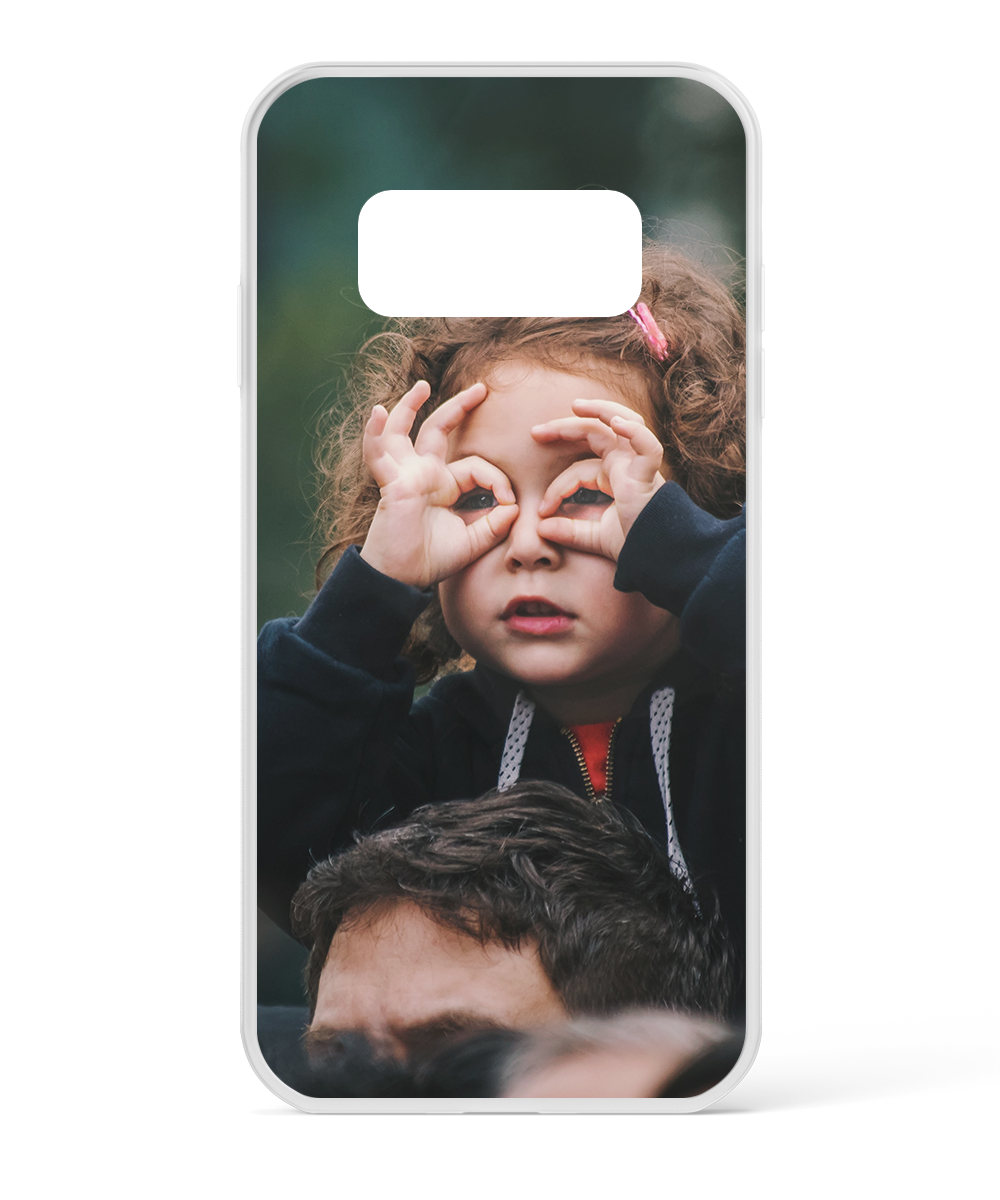 Samsung Galaxy Note 8 Picture Case - Clear Bumper