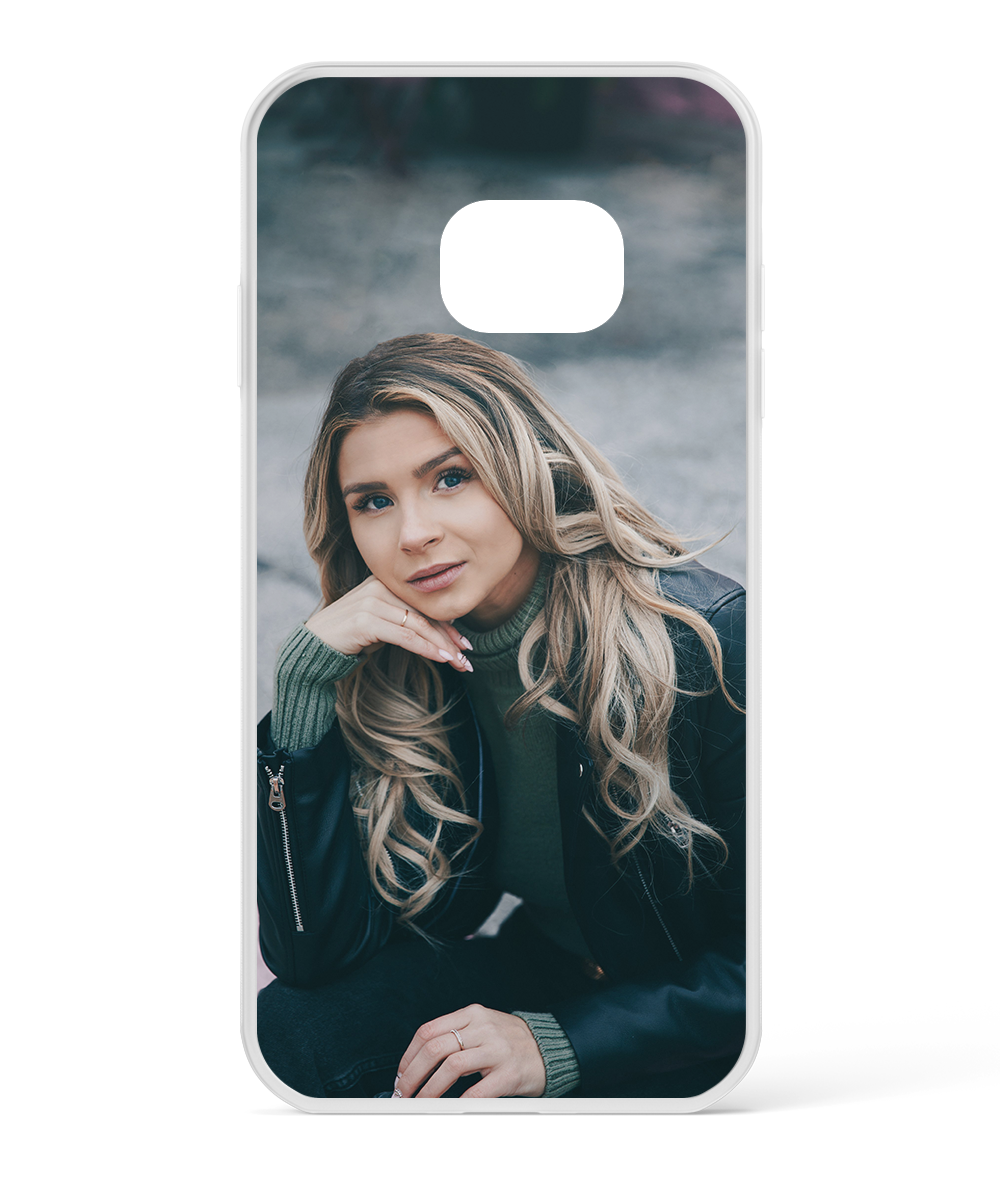 Samsung Galaxy S6 Edge Picture Case - Clear Bumper