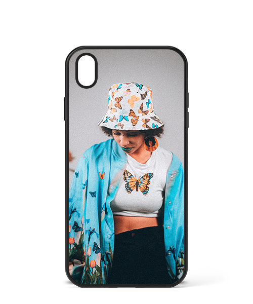 Sony Xperia xA1 Custom Case - Black Bumper