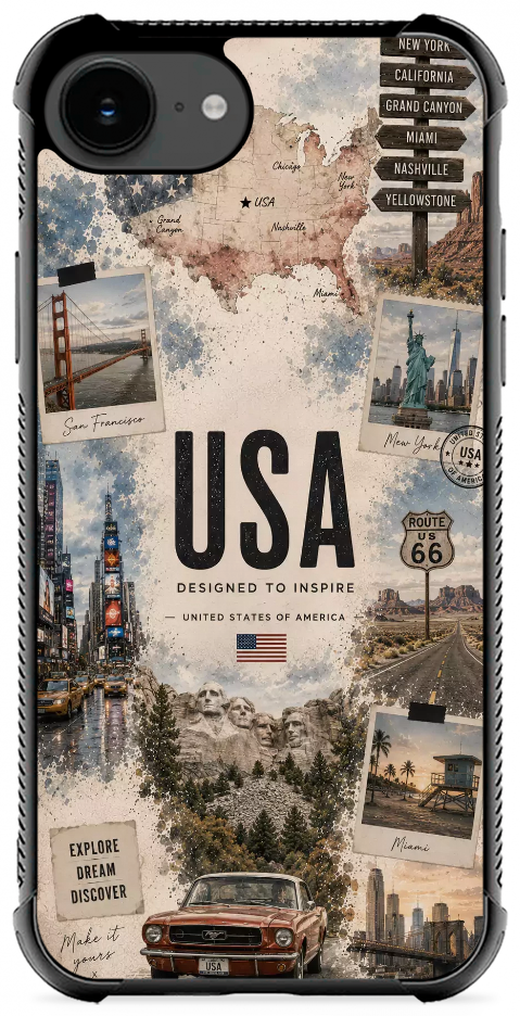 USA Travel Collage by Urban Prints
