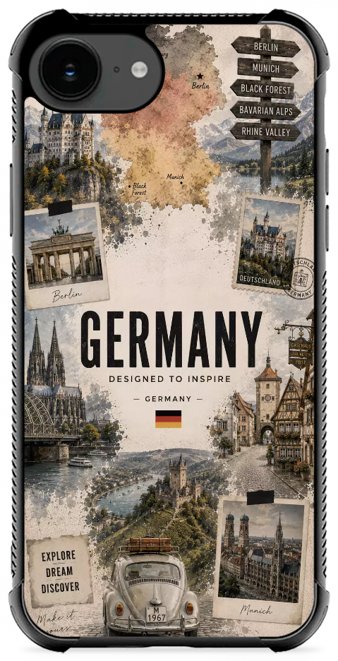 Germany Travel Collage by Urban Prints