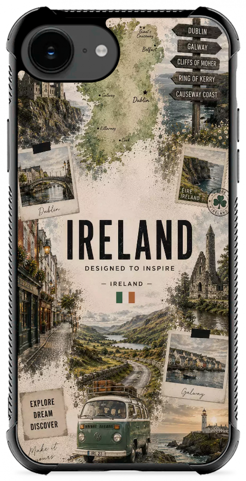 Ireland Travel Collage by Urban Prints